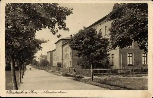 Ak Simbach am Inn Niederbayern, Münchner Straße