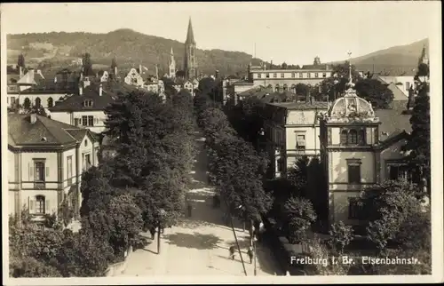 Ak Freiburg im Breisgau, Eisenbahnstraße