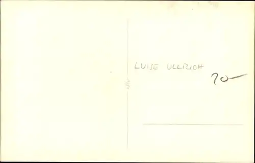 Ak Schauspielerin Luise Ullrich, Portrait, Autogramm