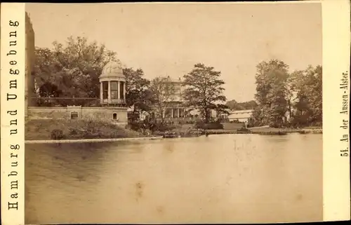 CdV Hamburg um 1880/1890, An der Außenalster