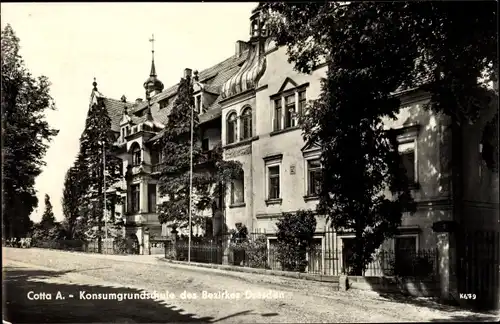 Ak Cotta A Großcotta Dohma Sachsen, Konsumgrundschule des Bezirkes Dresden