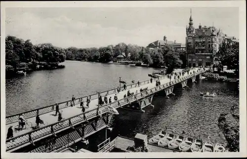 Ak Kaliningrad Königsberg Ostpreußen, Schlossteich, Stadthalle