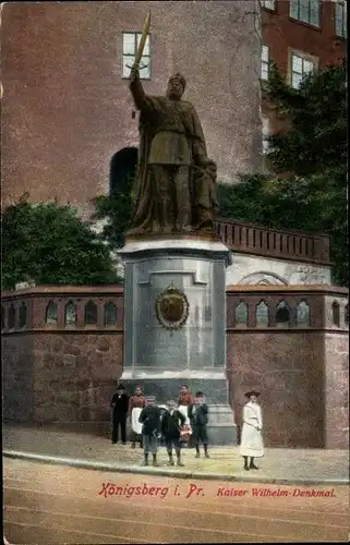 Ak Kaliningrad Königsberg Ostpreußen, Kaiser Wilhelm Denkmal