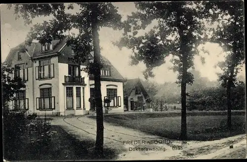 Ak Frederiksoord Drenthe, Residenz des Arztes