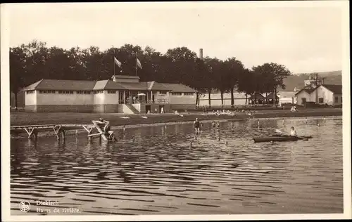 Ak Diekirch Luxemburg, Flussbäder