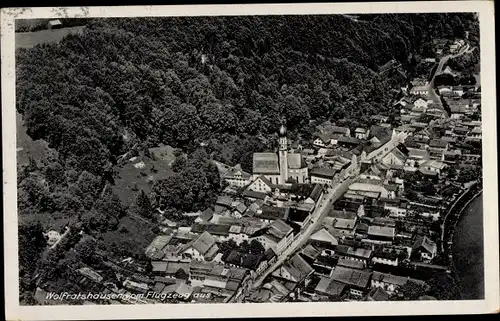 Ak Wolfratshausen in Oberbayern, Fliegeraufnahme