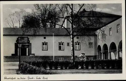 Ak Schweinfurt in Unterfranken Bayern, Ernst Sachs Bad