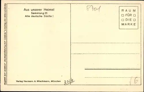 Ak Frickenhausen am Main Unterfranken, Platz, Rathaus