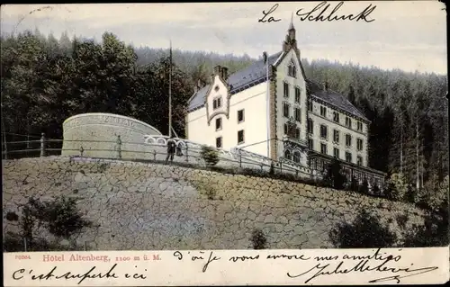 Ak Neubois Gereuth Elsass Bas Rhin, Hotel Altenberg