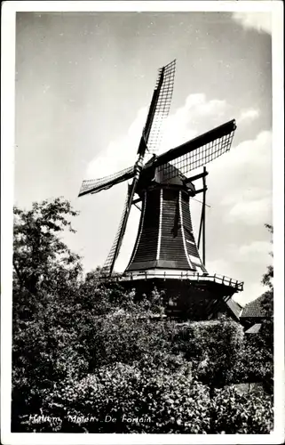 Ak Hattem Gelderland Niederlande, Windmühle