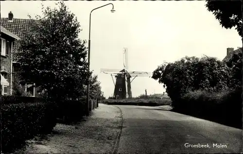 Ak Groesbeek Gelderland, Molen