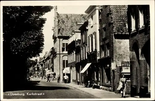 Ak Doesburg Gelderland Niederlande, Kerkstraat