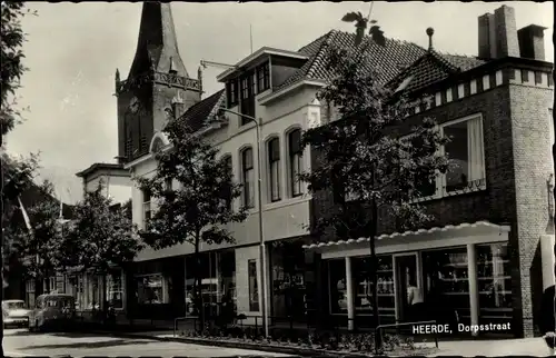 Ak Heerde Gelderland Niederlande, Dorpsstraat