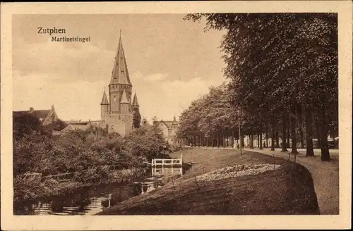 Ak Zutphen Gelderland, Martinetsingel, Turm