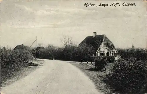 Ak Elspeet Gelderland, Haus Lage Hof