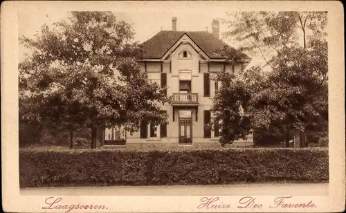 Ak Laagsoeren Laag Soeren Rheden Gelderland Niederlande, Haus Deo Favente