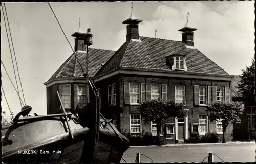 Ak Nijkerk Gelderland, Rathaus