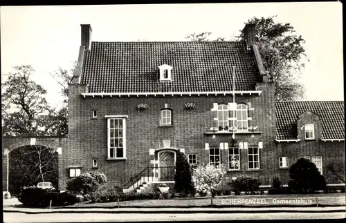 Ak Scherpenzeel Gelderland, Rathaus