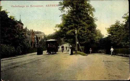 Ak Arnheim Gelderland, Onderlangs und Bovenover