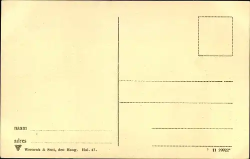 Ak Haarlem Nordholland Niederlande, Denkmal von Franz Hals