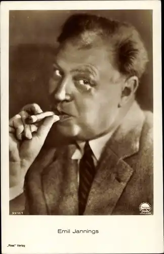 Ak Schauspieler Emil Jannings, Portrait