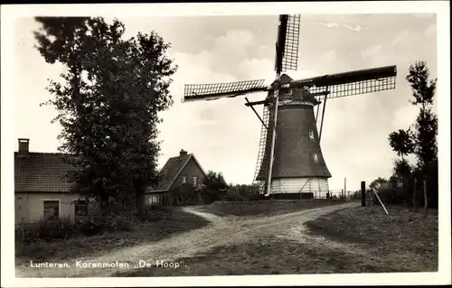 Ak Lunteren Ede Gelderland, Getreidemühle De Hoop