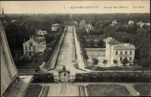 Ak Maisons Laffitte Yvelines, Avenue du Chateau