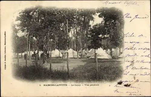 Ak Maisons Laffitte Yvelines, Camp, Gesamtansicht