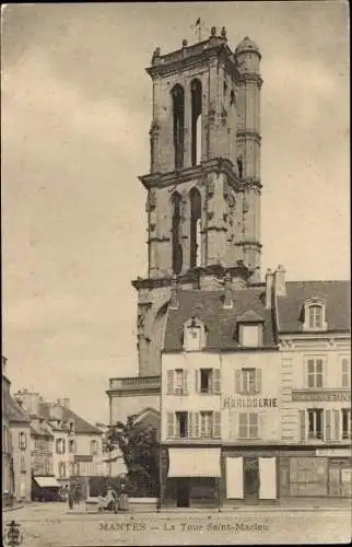 Ak Mantes la Jolie Yvelines, La Tour Saint Maclou