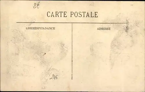 Ak Paris, Die große Seineflut Januar 1910, Die Retter