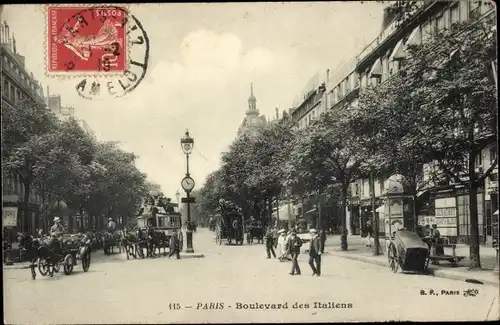 Pariser Börse Ak II, Boulevard des Italiens