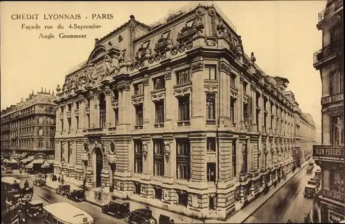Ak Paris IX Opera, Credit Lyonnais