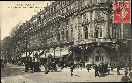 Ak Bourse de Paris II, Théâtre du Vaudeville