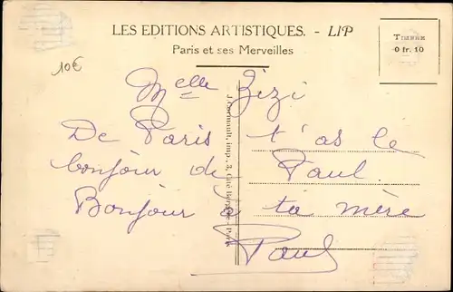 Ak Bourse de Paris II, Boulevard des Capucines, Theatre du Vaudeville