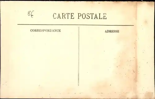 Postkarte Paris VIII, Place de Rome, Die große Seineflut Januar 1910