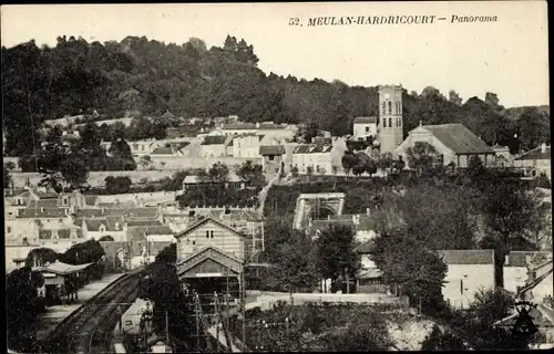 Ak Hardricourt Yvelines, Panorama