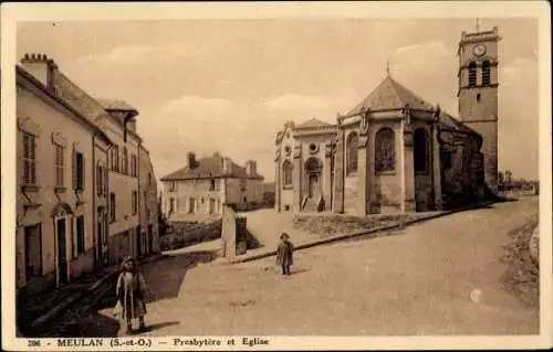 Ak Meulan und Yvelines, Presbyterium, Kirche