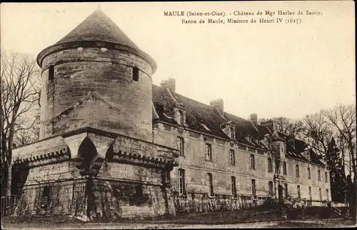 Ak Maule Yvelines, Chateau de Mgr Harlay de Sancy