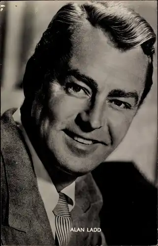 Ak Schauspieler Alan Ladd, Portrait, Warner Bros