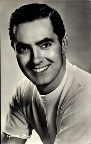 Ak Schauspieler Tyrone Power, Portrait