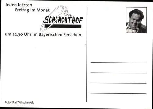 Ak Schauspieler und Kabarettist Ottfried Fischer, Portrait, Autogramm