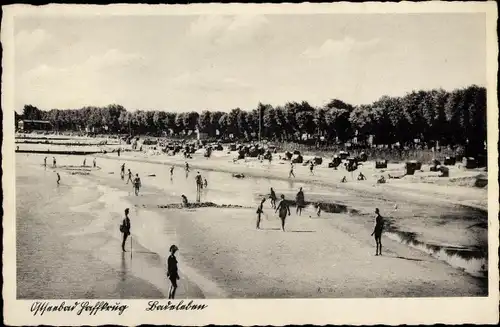 Ak Haffkrug Scharbeutz Ostholstein, Strandleben