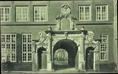 Ak Hansestadt Lübeck, Füchtingshof, Glockengießerstraße