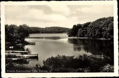 Ak Gremsmühlen Malente in Ostholstein, Dieksee, Boote