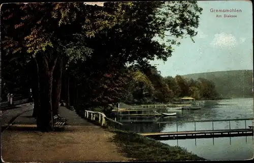 Ak Gremsmühlen Malente in Ostholstein, Dieksee, Stege