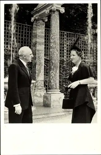 Ak Königin Juliana der Niederlande, Versailles, 1950