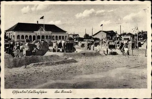 Ak Ostseebad Kellenhusen in Holstein, Strand, Strandkörbe, Badegäste