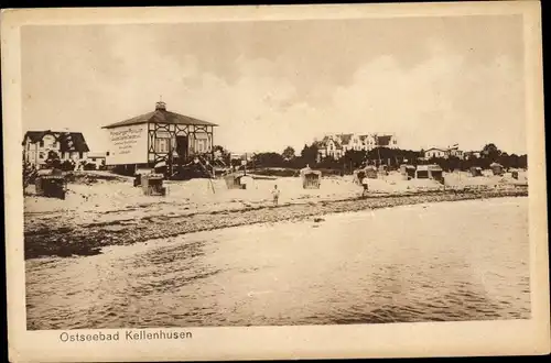 Ak Ostseebad Kellenhusen in Holstein, Strand, Strandkörbe