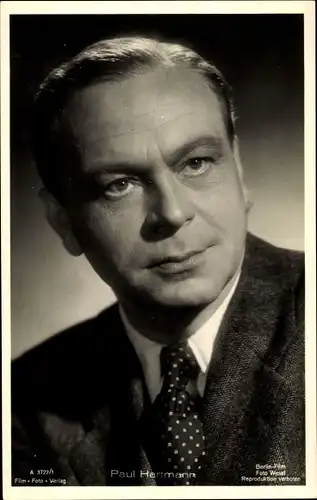 Ak Schauspieler Paul Hartmann, Portrait, Film Foto Verlag A 3722/1