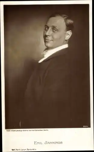 Ak Schauspieler Emil Jannings, Portrait